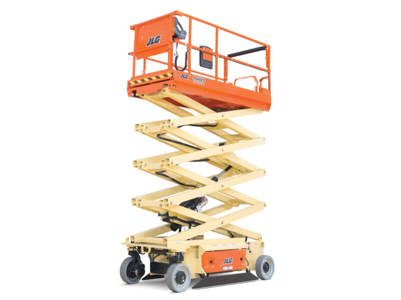 scissor lift extended