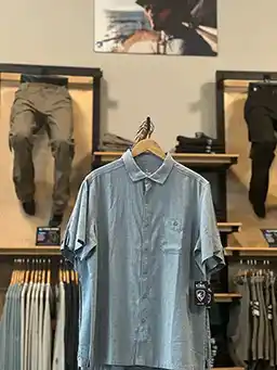 shirt on rack in store